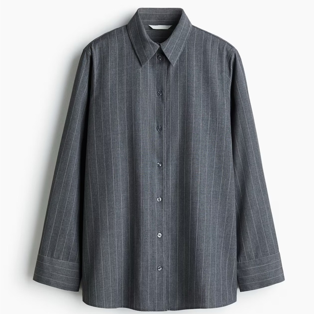 H&M Gray Pinstripe Matching Set - Picture 4 of 6